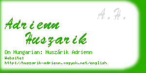 adrienn huszarik business card