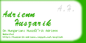 adrienn huszarik business card